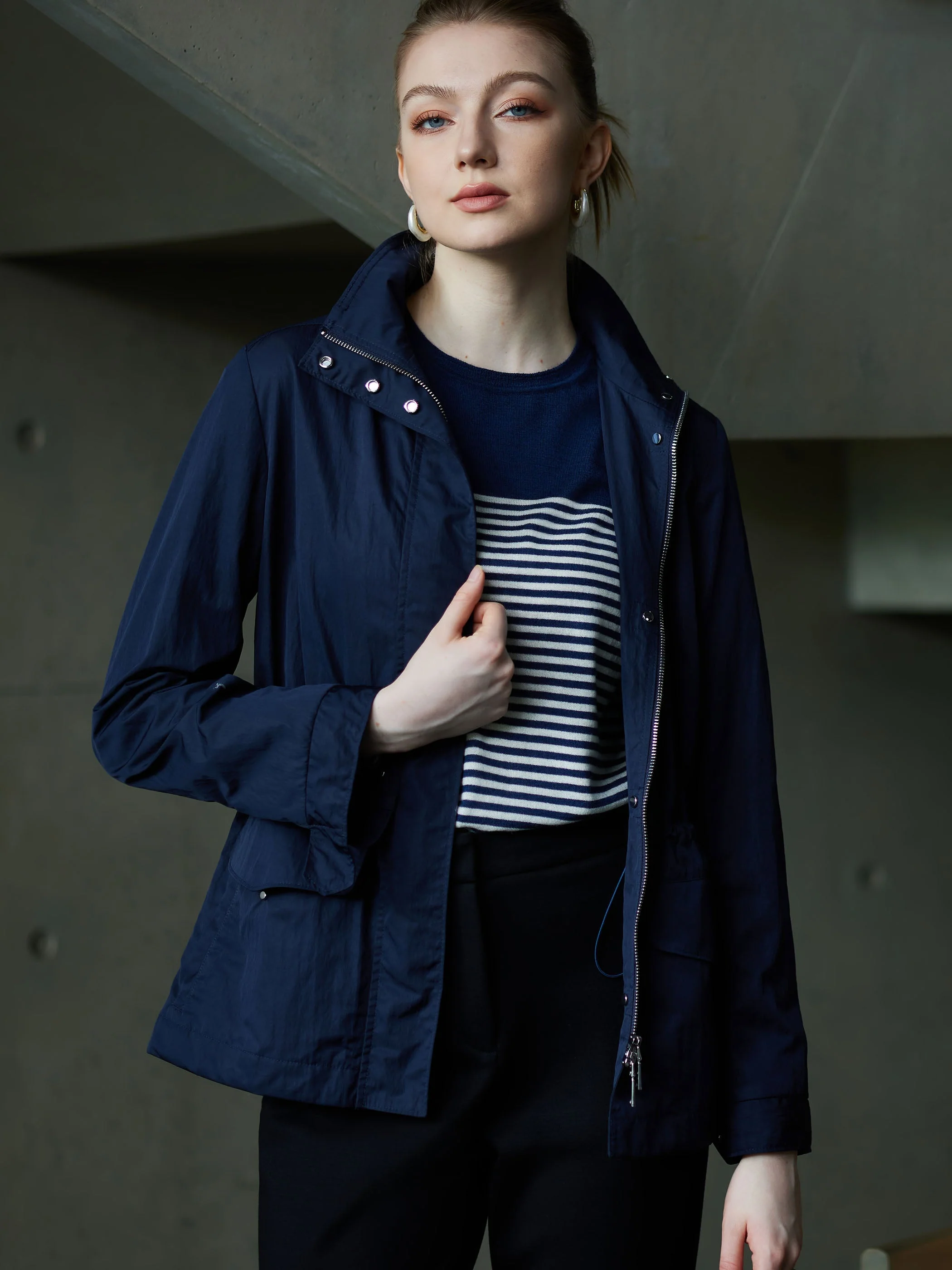 ZIPPED FRONT LONG SLEEVE EFFORTLESS JACKET - Image 7