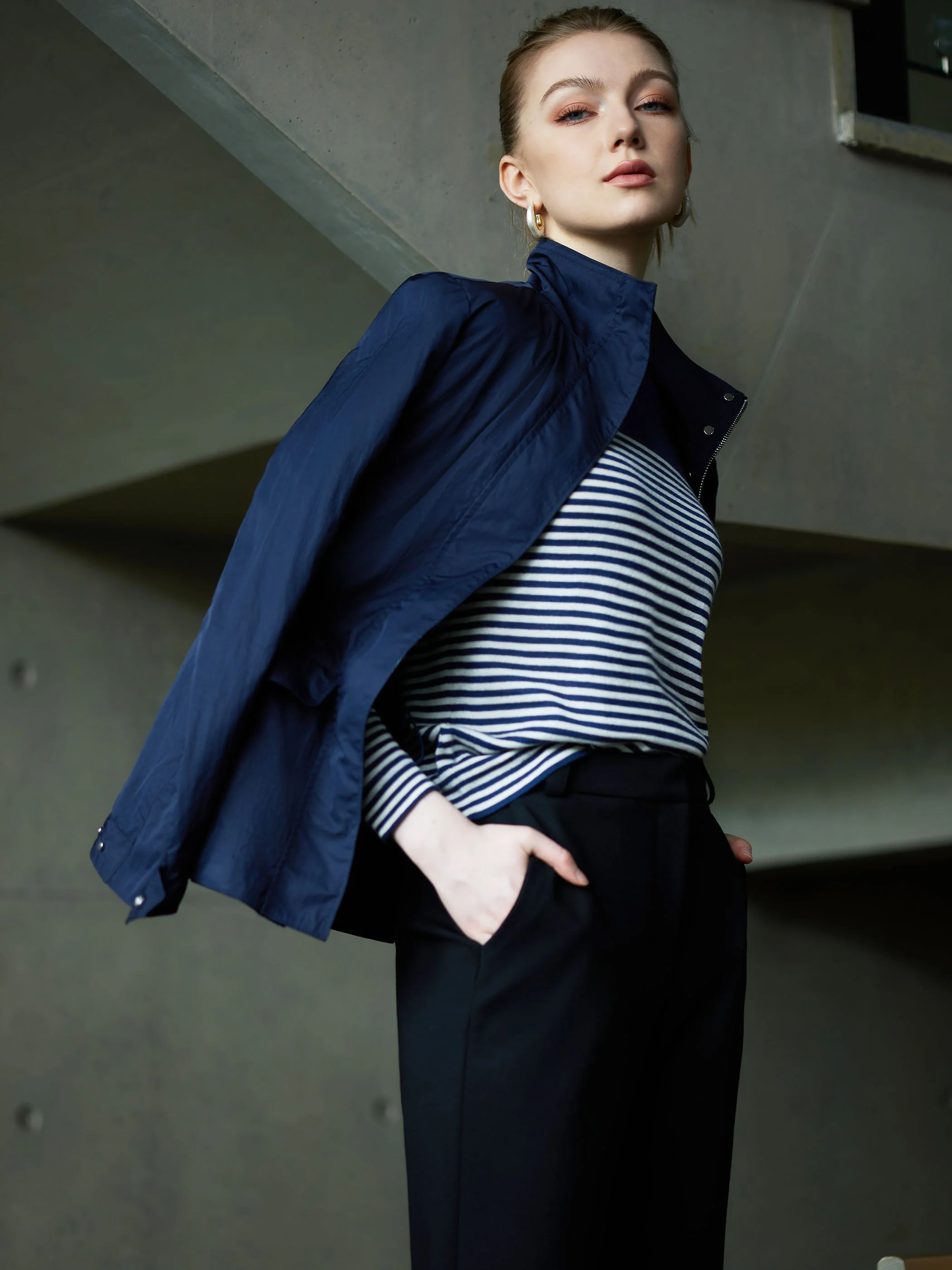ZIPPED FRONT LONG SLEEVE EFFORTLESS JACKET - Image 8