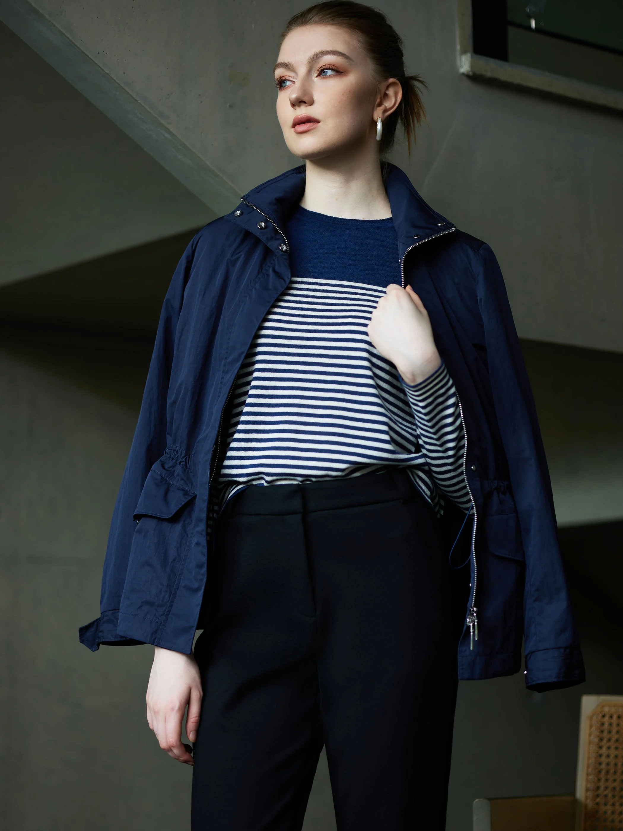 ZIPPED FRONT LONG SLEEVE EFFORTLESS JACKET - Image 9